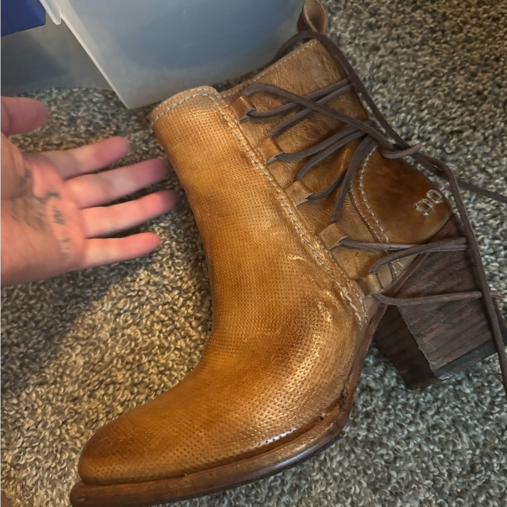 Bed Stu Brown Ankle Boots